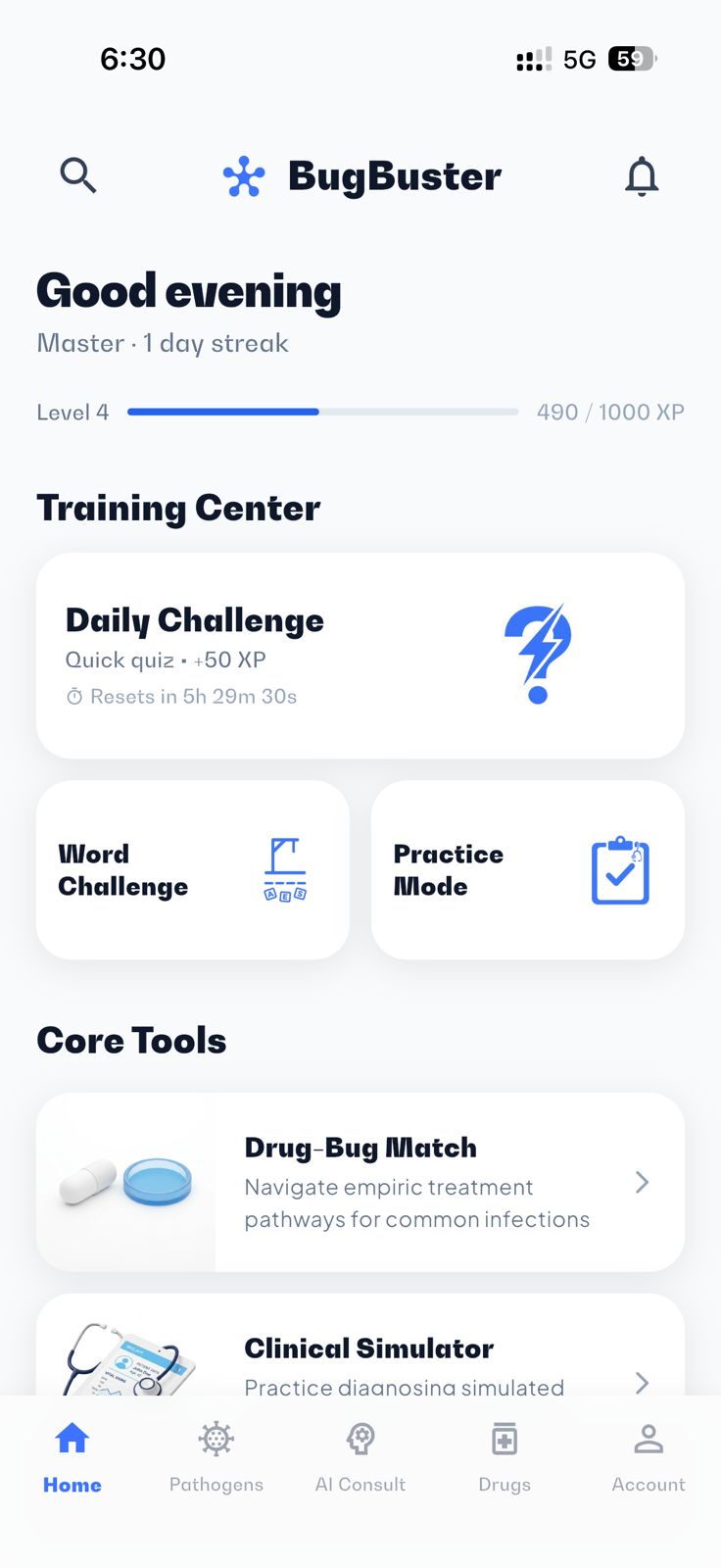 BugBuster app demo screen 2